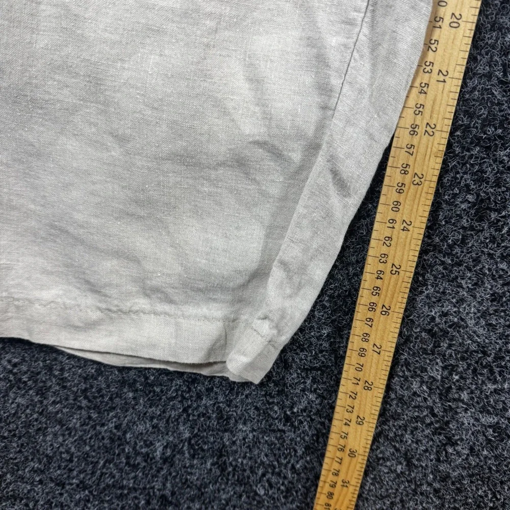 Tommy Bahama Mens XL Oatmeal Beige 100% Linen Drawstring Relaxed Pants Beach